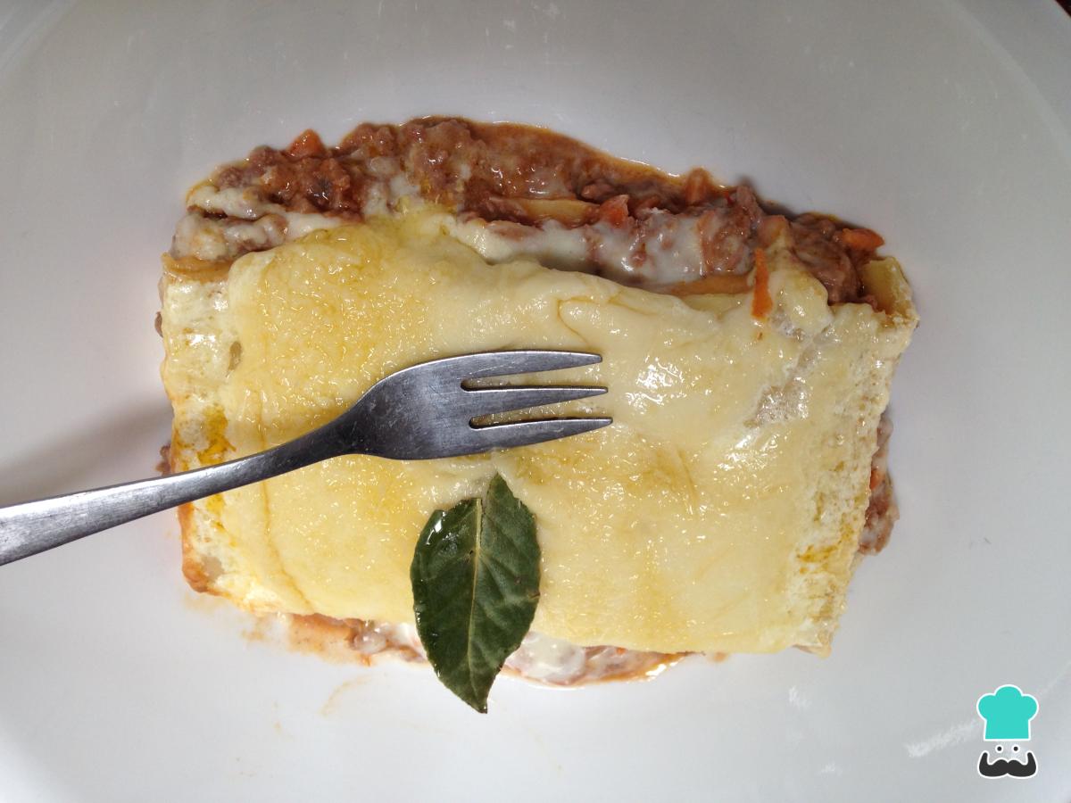 Receta de Lasaña italiana