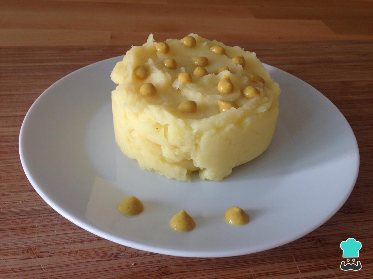 Receta de Puré de patatas con mostaza