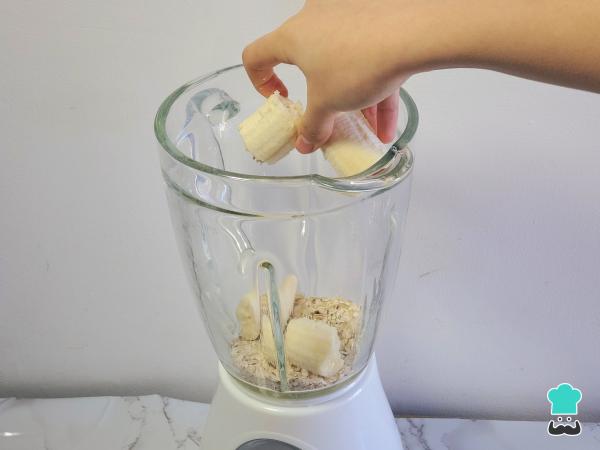Receta de Tortitas de plátano y avena sin huevo - Paso 2