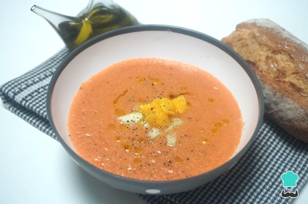 Receta de Gazpacho de mango