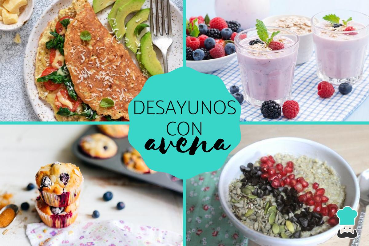Desayunos con avena fáciles para adelgazar