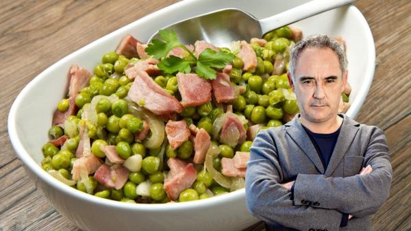 Ferran Adrià, chef: "Los guisantes de bote no se mejoran con aceite ni jamón, sino añadiendo un poco de mantequilla"