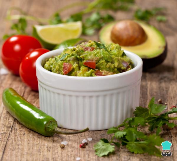 Receta de Guacamole mexicano auténtico