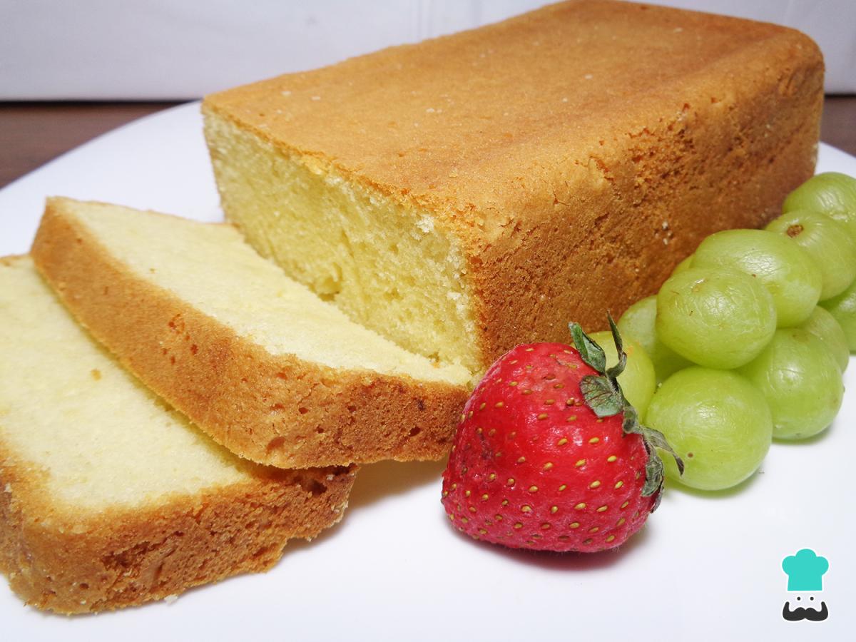 Receta de Queque tradicional con endulzante