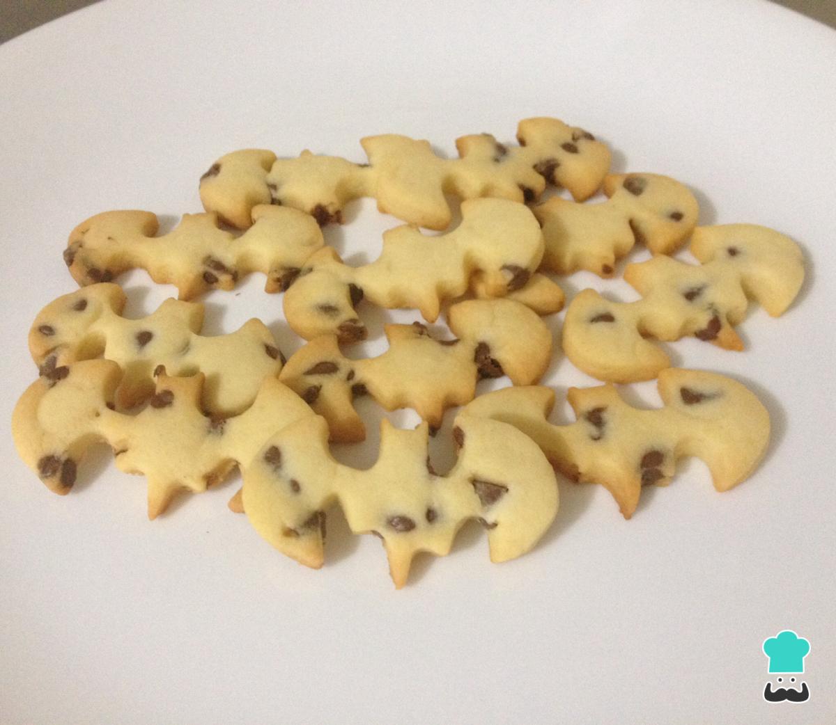 Receta de Galletas de murciélago para Halloween