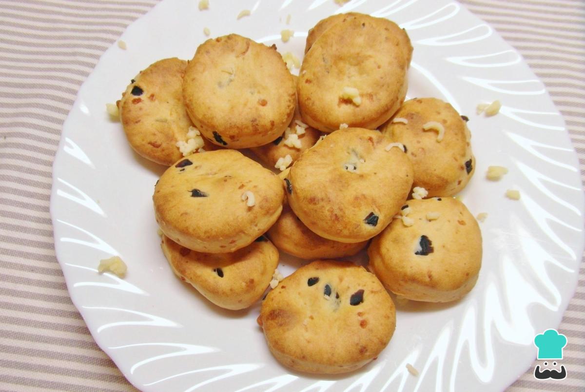 Receta de Scones de queso y olivas