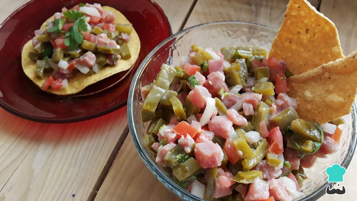 Receta de Ceviche de nopal