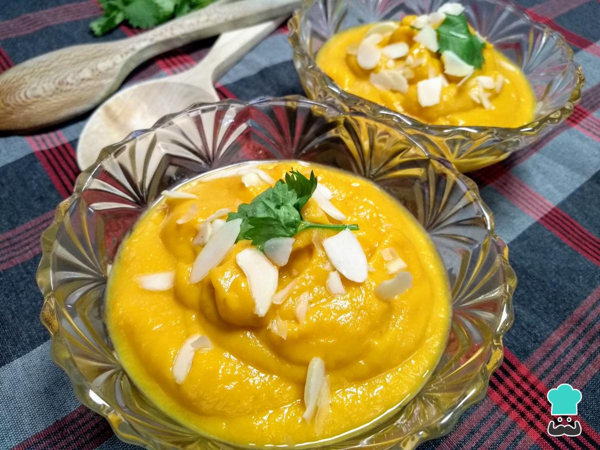 Receta de Crema de calabaza y zanahoria