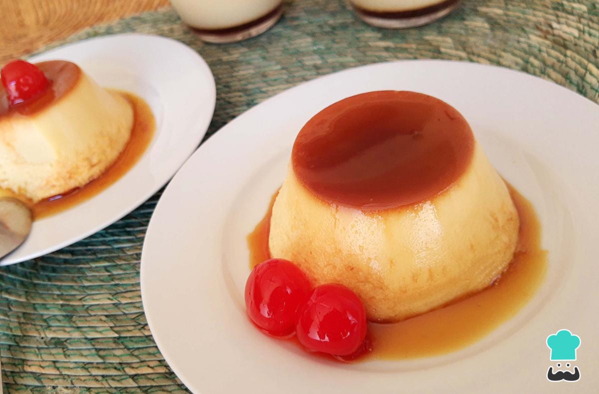 Receta de Flan de rompope