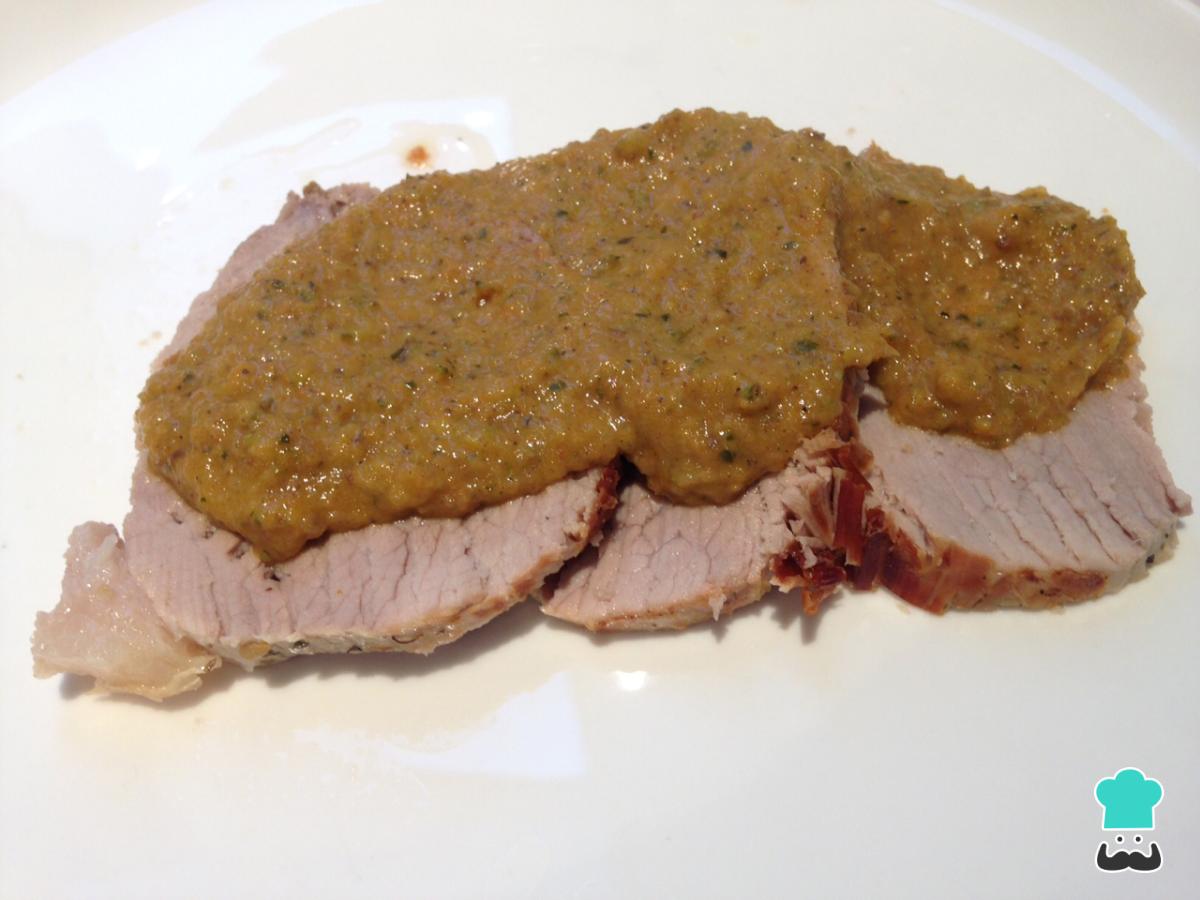 Receta de Redondo de ternera en salsa española