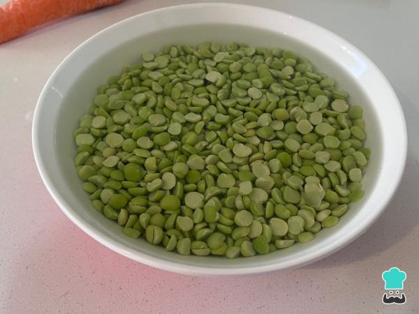 Receta de Arvejas guisadas - Paso 1