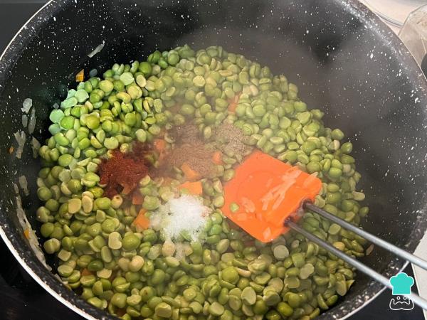 Receta de Arvejas guisadas - Paso 7