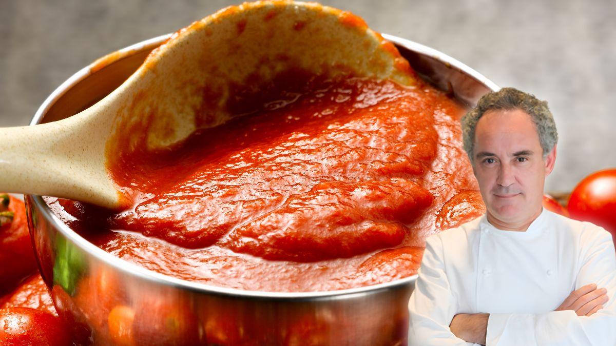 Ferran Adrià, chef: “Para mejorar un tomate frito de bote, no uses azúcar, añade nata, orégano fresco y aceite de oliva”