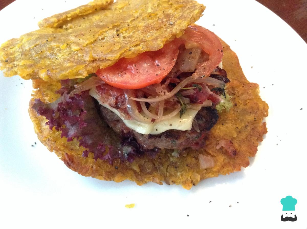 Receta de Hamburguesa de plátano