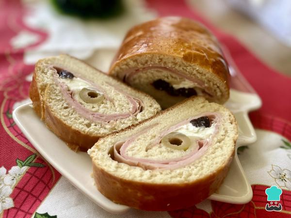 Receta de Pan de jamón con queso crema - Paso 7