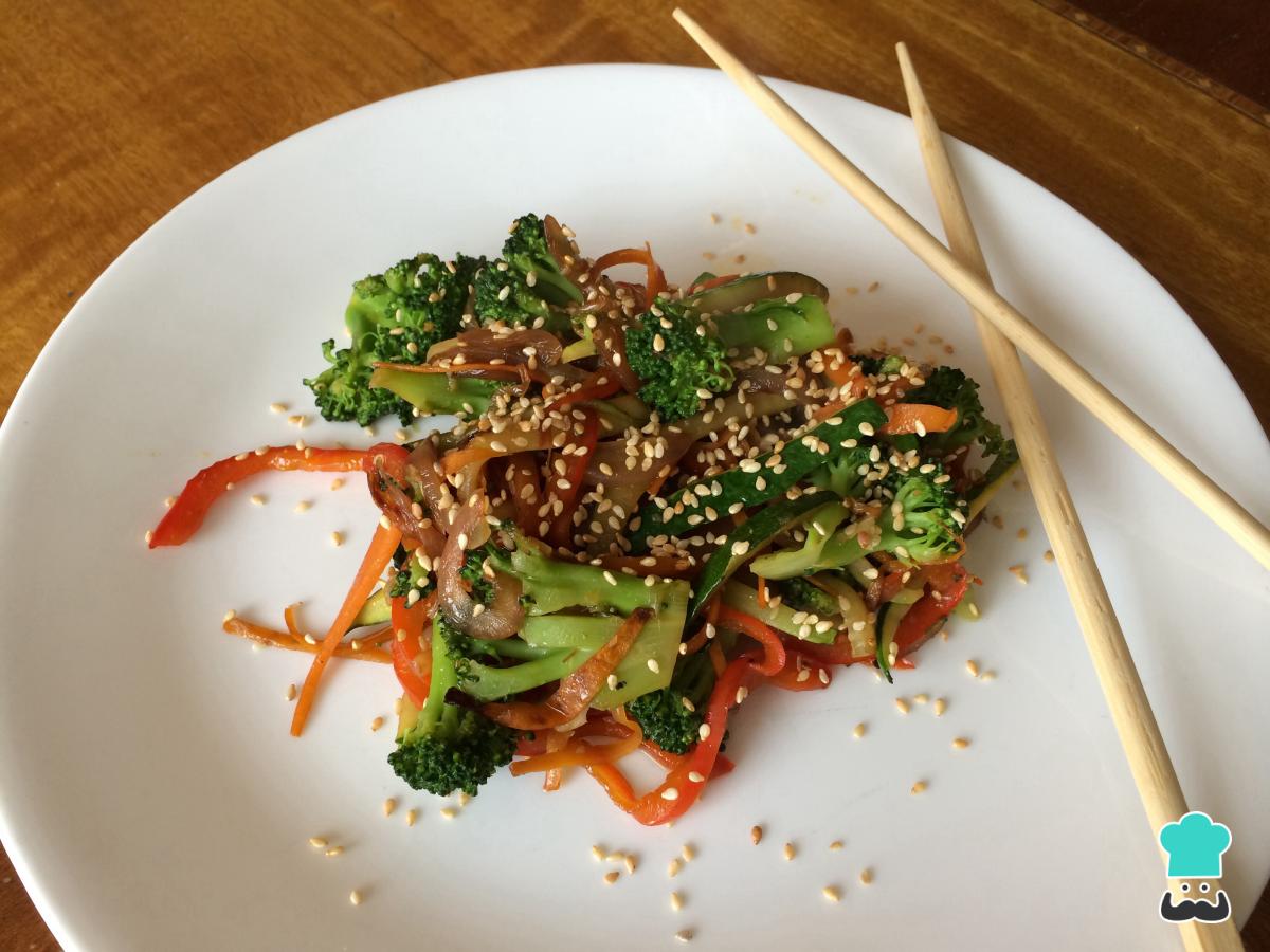 Receta de Wok de verduras