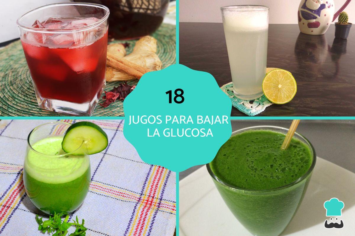 Jugos para bajar la glucosa