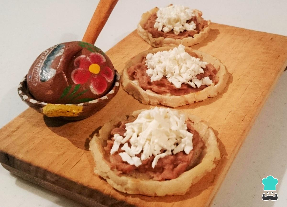 Receta de Sopes mexicanos