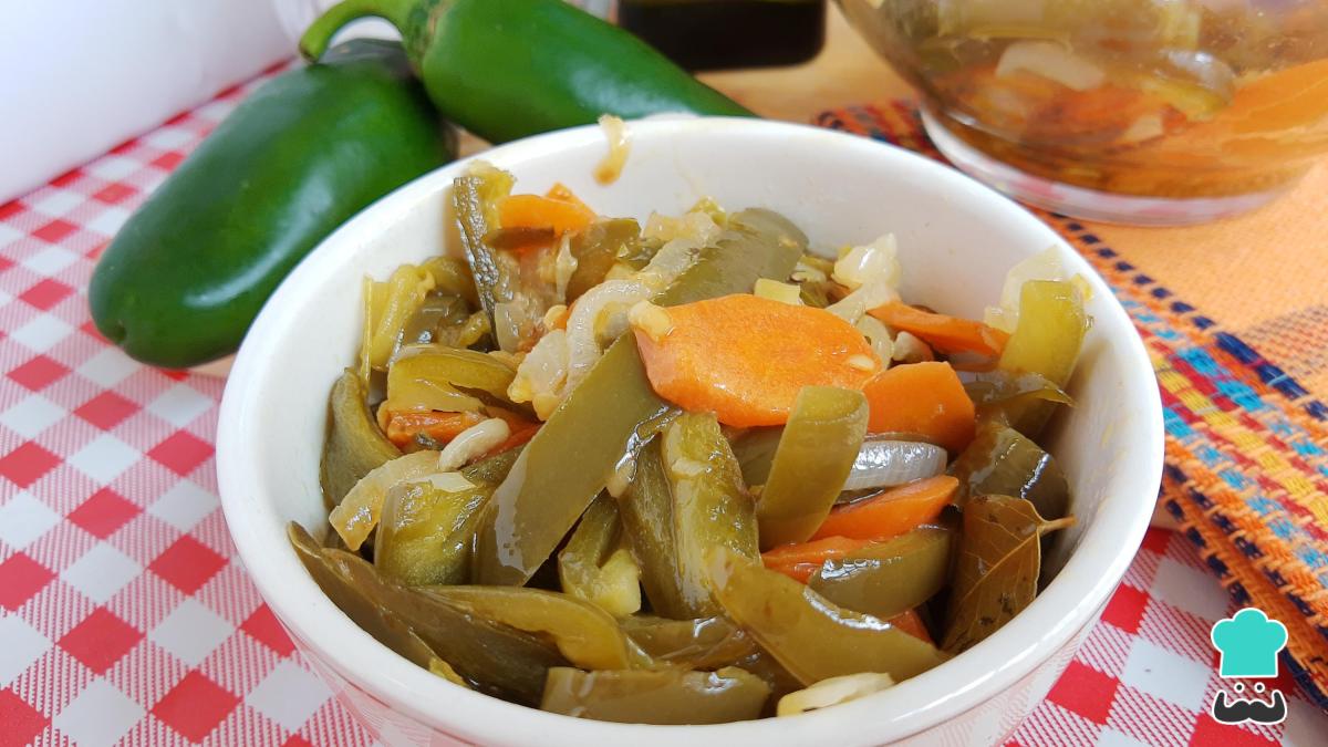 Receta de Chiles en vinagre o escabeche