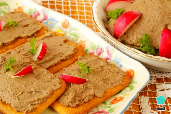 Receta de Paté de higado de pollo fácil