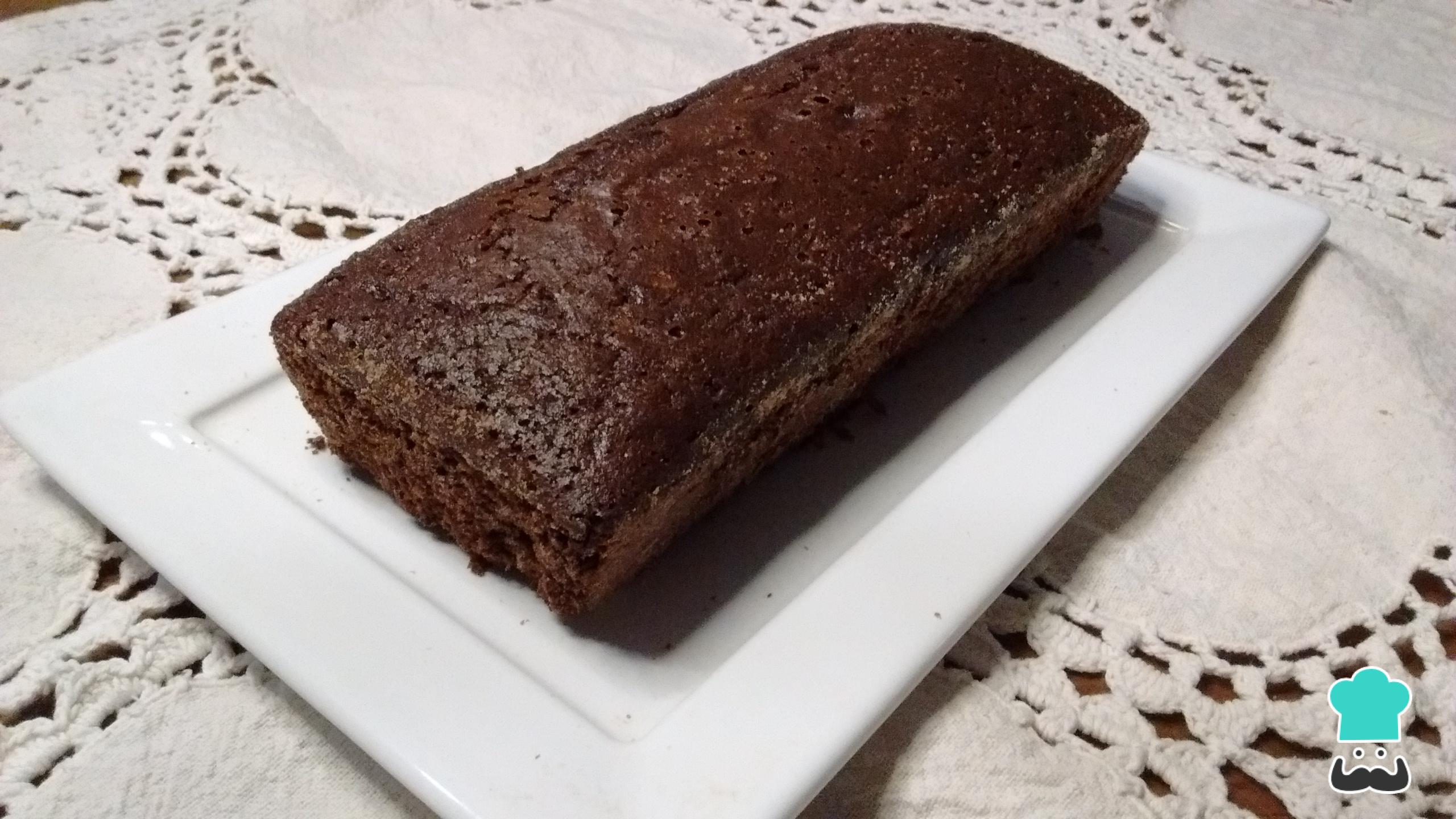 Bizcocho de avena y chocolate Receta FÁCIL Bizcocho de avena y chocolate Receta FÁCIL
