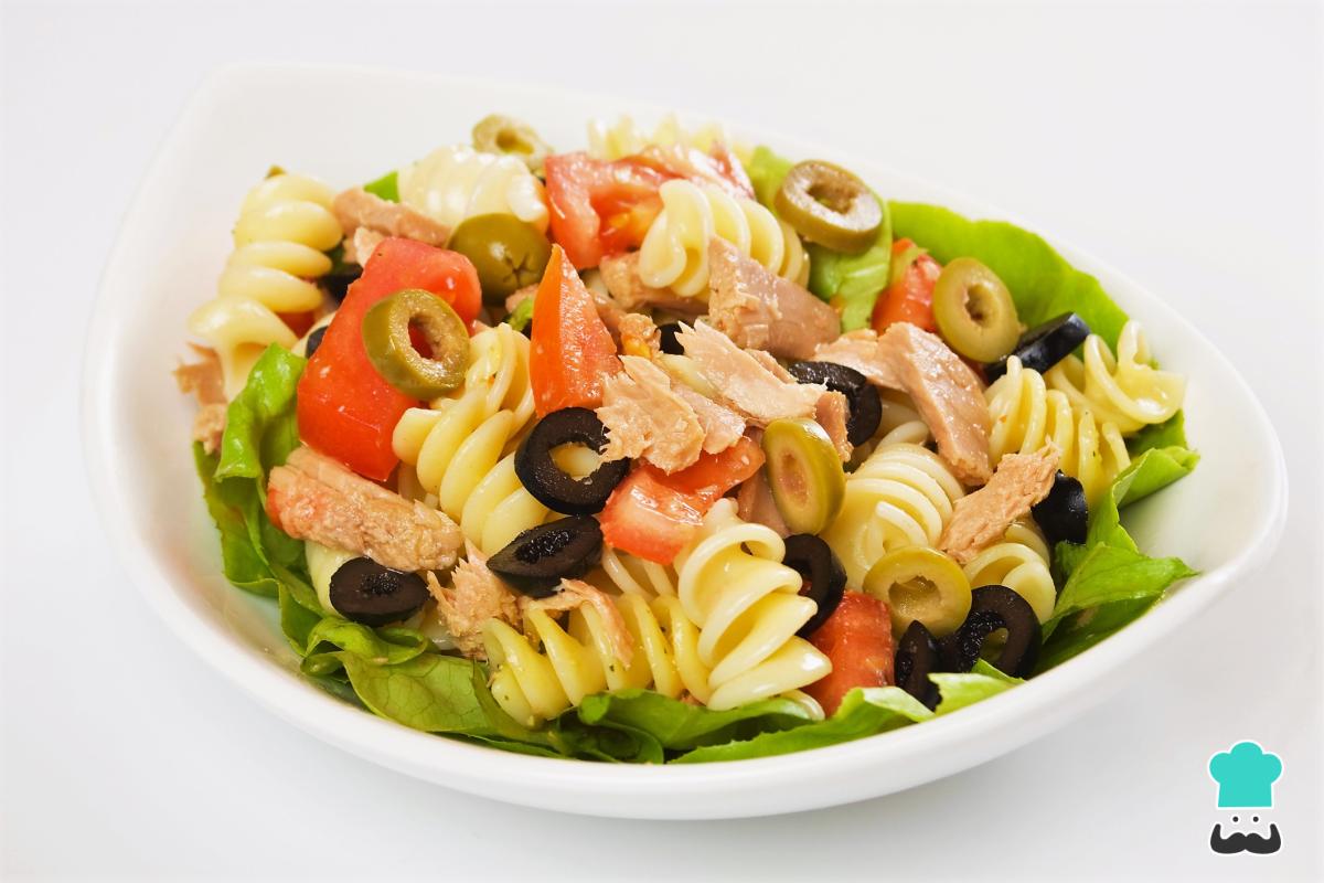Receta de Ensalada de pasta fría con atún