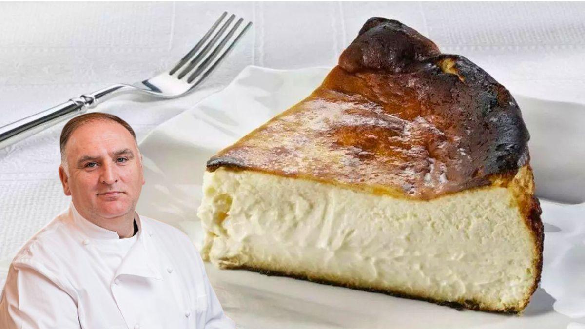 José Andrés, chef: “La tarta de queso quemada vasca más cremosa se hornea a 210 ºC y lleva queso de cabra”