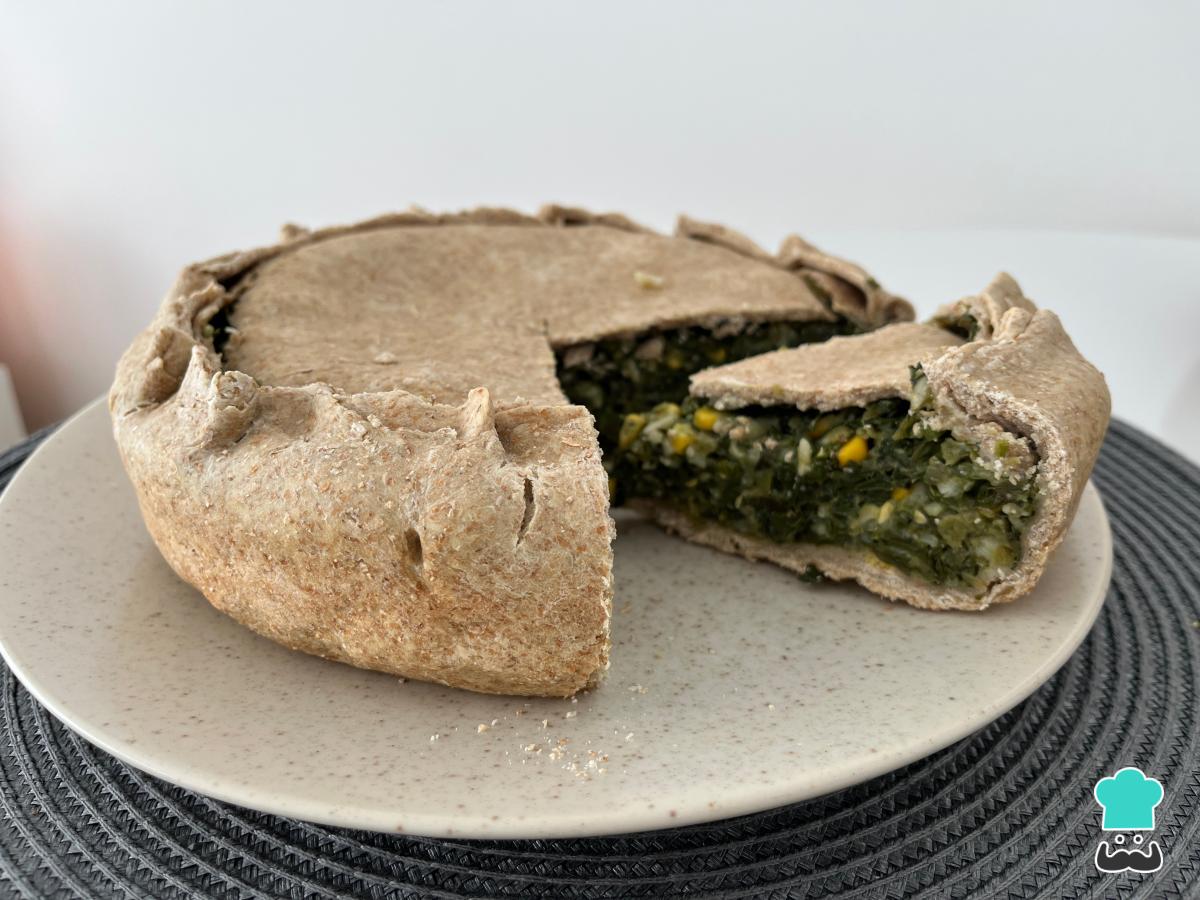 Receta de Tarta de acelga y choclo