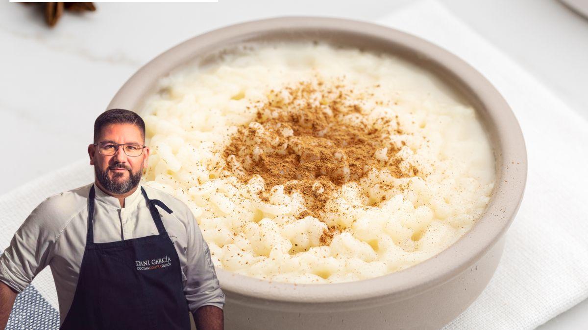 Dani García, chef: “El arroz con leche más rico y cremoso no se hace con canela, limón o naranja, sino con vainilla”