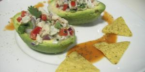 Receta de AGUACATES CON CEVICHE DE MARISCO
