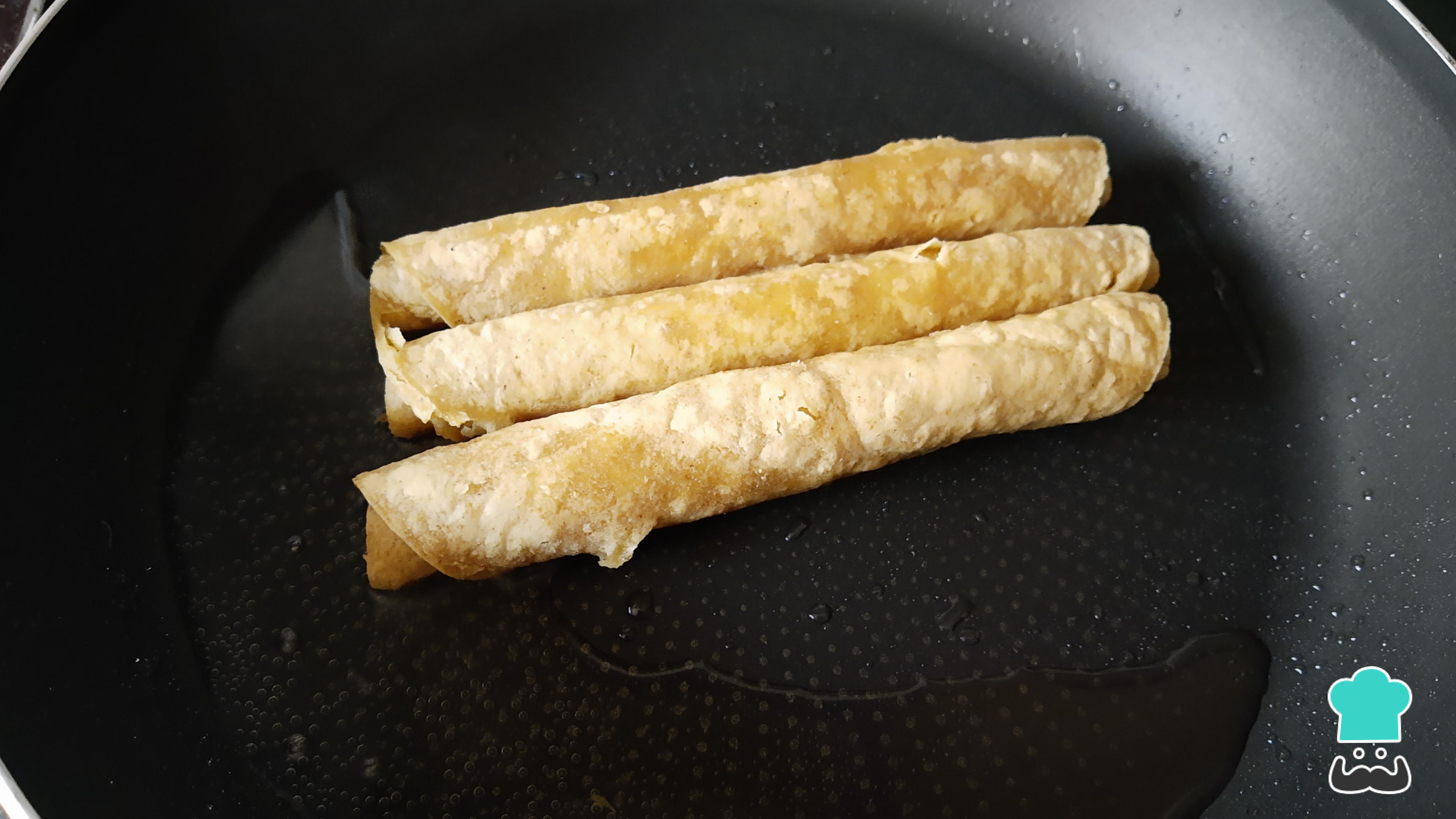 Flautas en vaso Receta FÁCIL y RÁPIDA