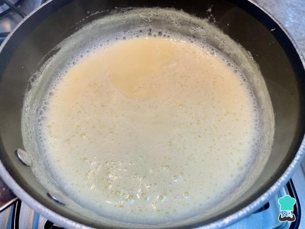 Ponche crema con flan - Paso 3