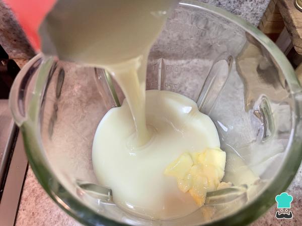 Ponche crema con flan - Paso 5