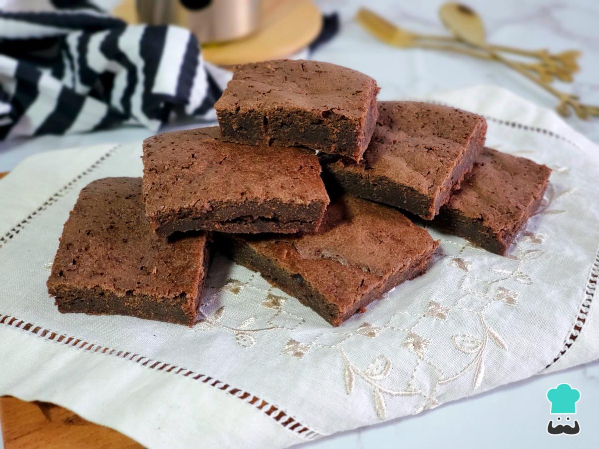 Receta de Brownie sin mantequilla