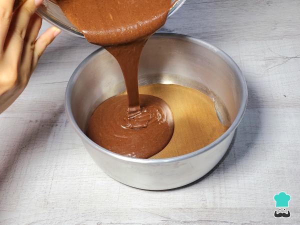 Receta de Brownie sin mantequilla - Paso 7