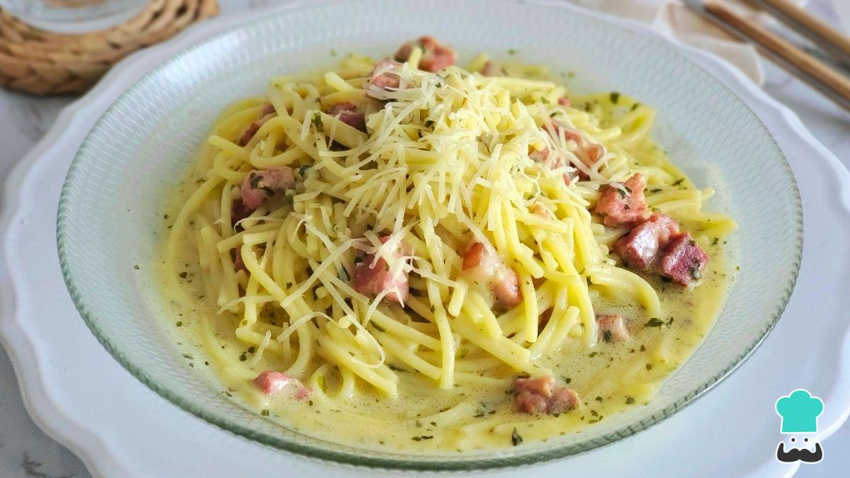 Receta de Carbonara de pistacho cremosa que dejará a todos con ganas de más