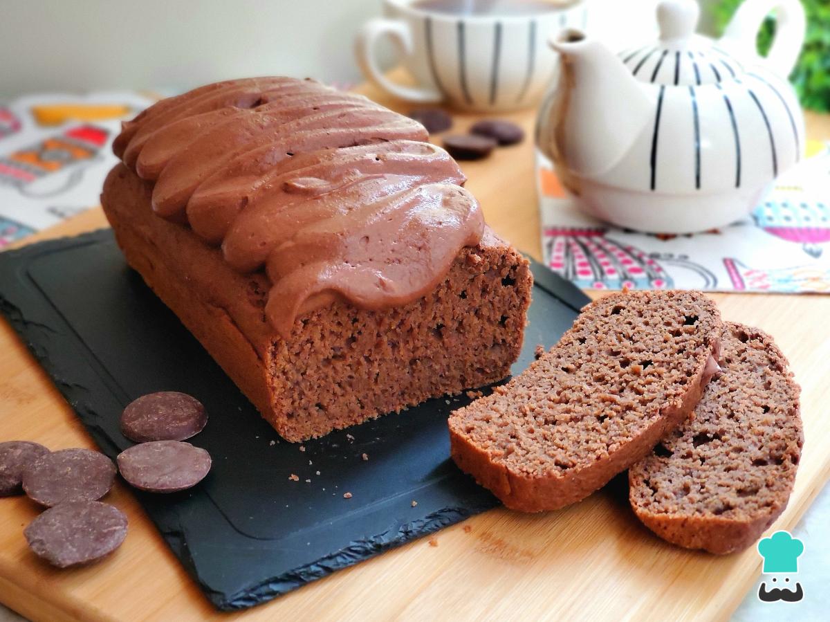 Receta de Bizcocho de plátano y chocolate