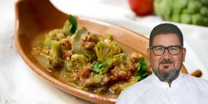 Dani García, chef: “Mi truco para hacer alcachofas al microondas en 5 minutos, con solo un tupper y agua”