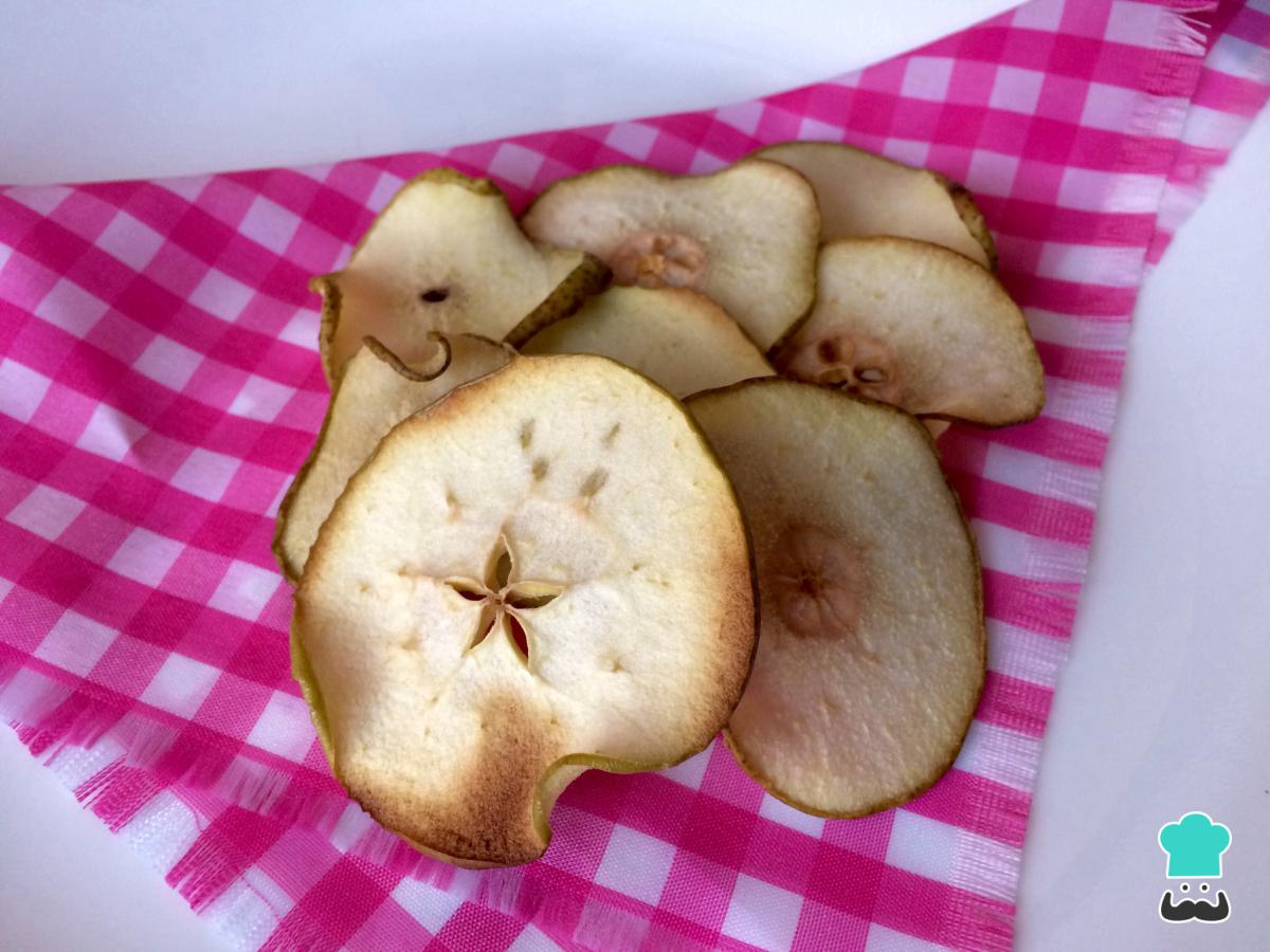 Receta de Chips de frutas deshidratadas