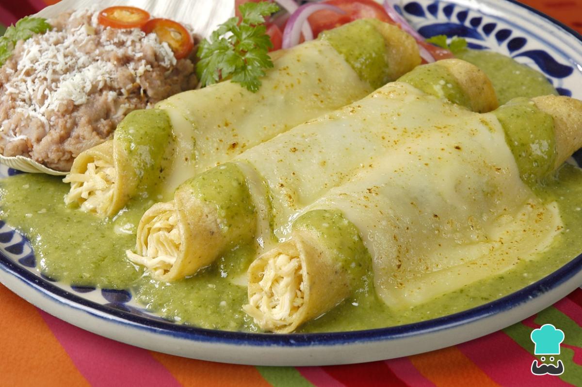 Receta de Enchiladas poblanas