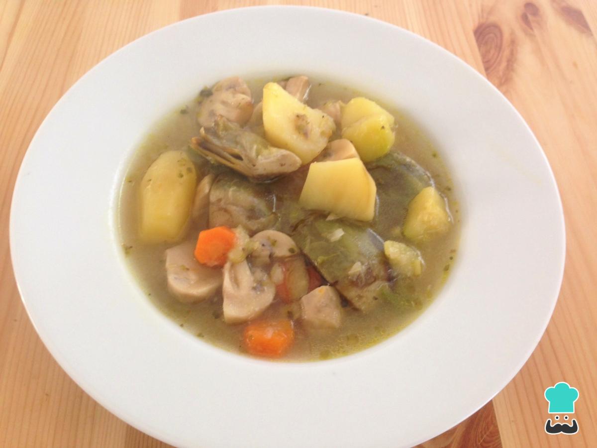 Receta de Estofado de verduras