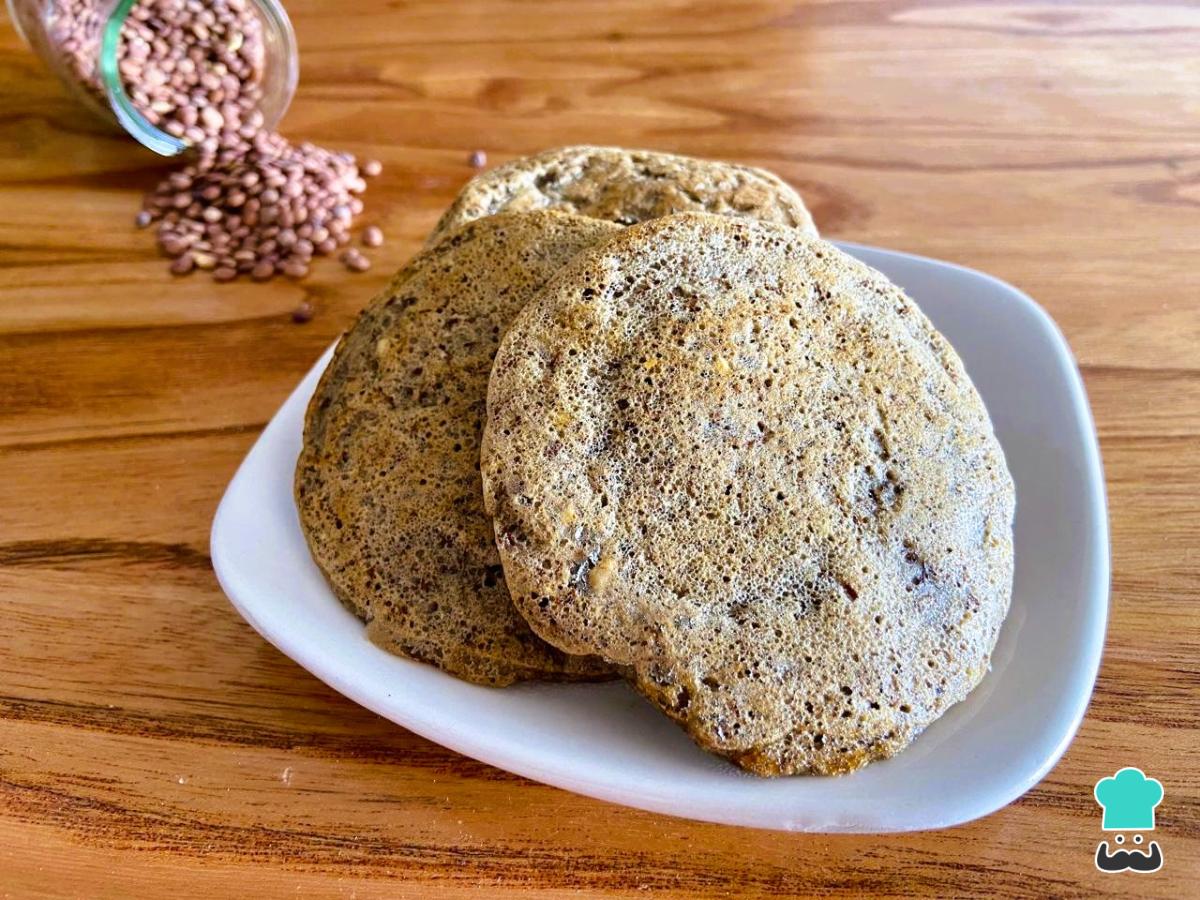 Receta de Pan de lentejas en sartén