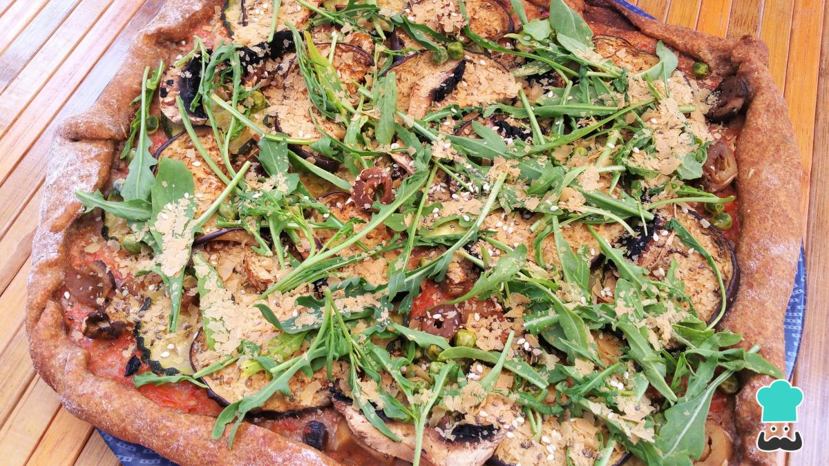 Receta de Pizza vegetal de espelta