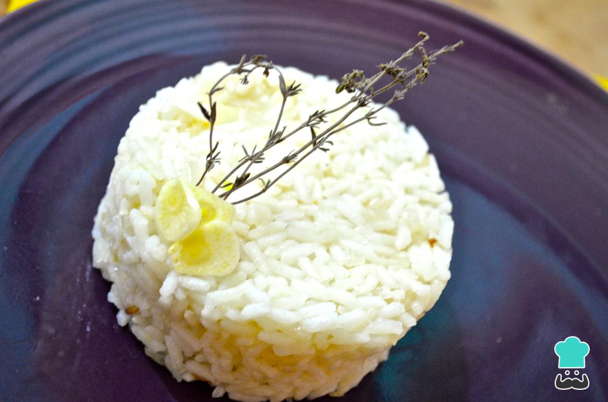 Receta de Arroz frito con ajo