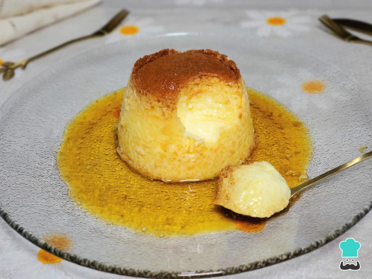 Receta de Flan al microondas en 3 minutos