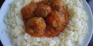 Receta de Arroz con albóndigas de carne