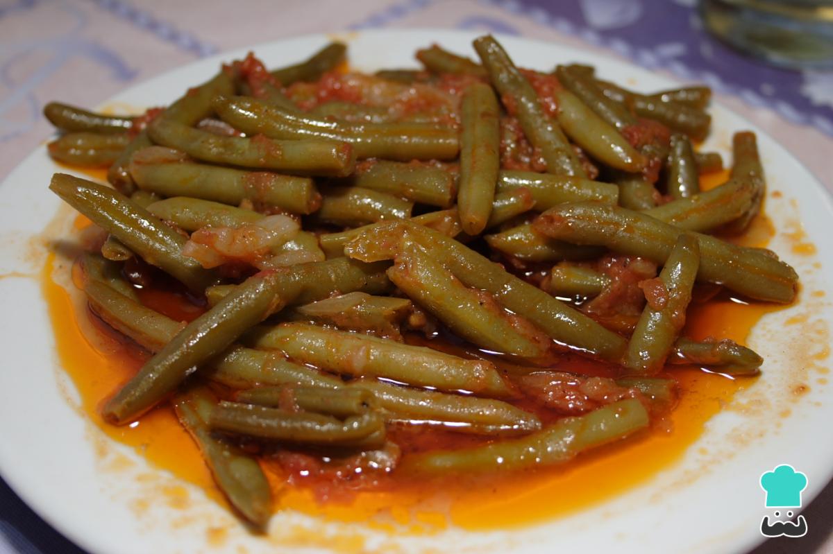 Receta de Judías verdes con tomate