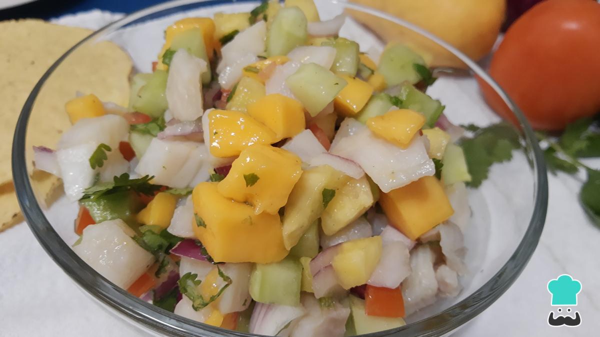 Receta de Ceviche tropical
