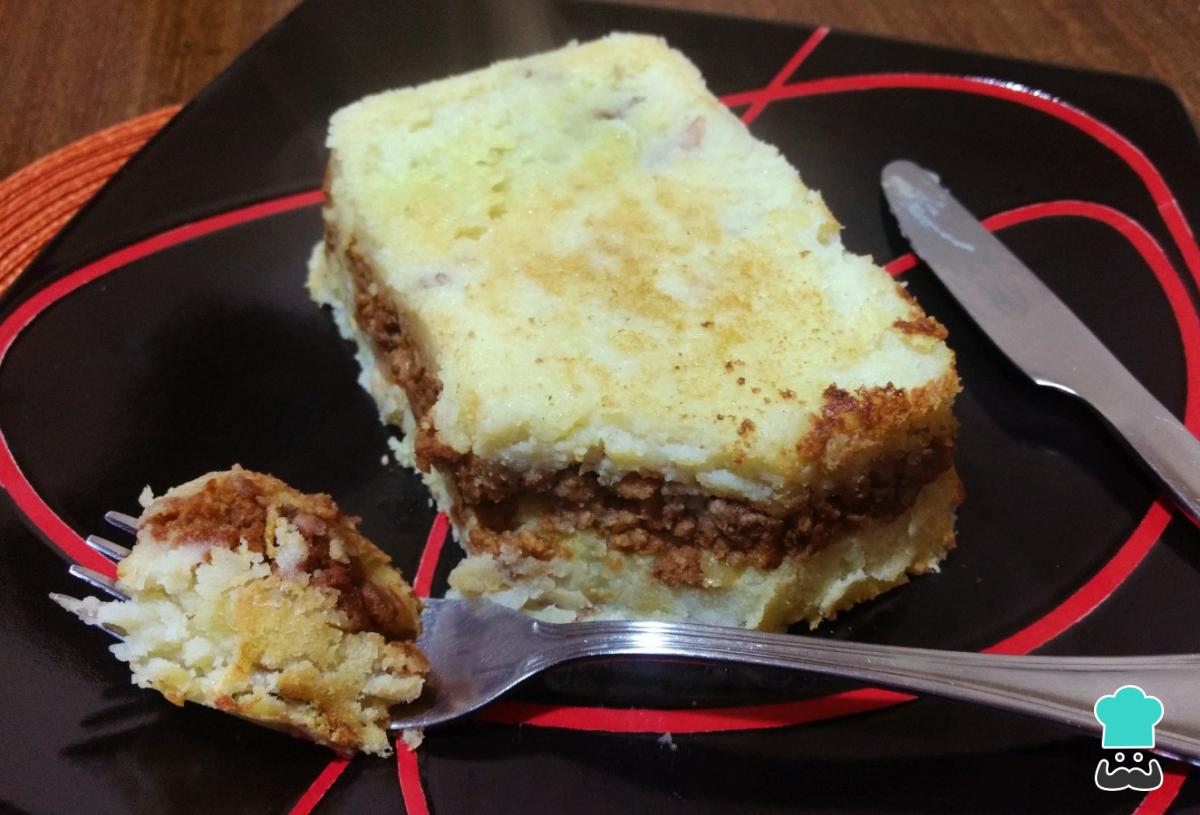 Receta de Pastel de papas y carne