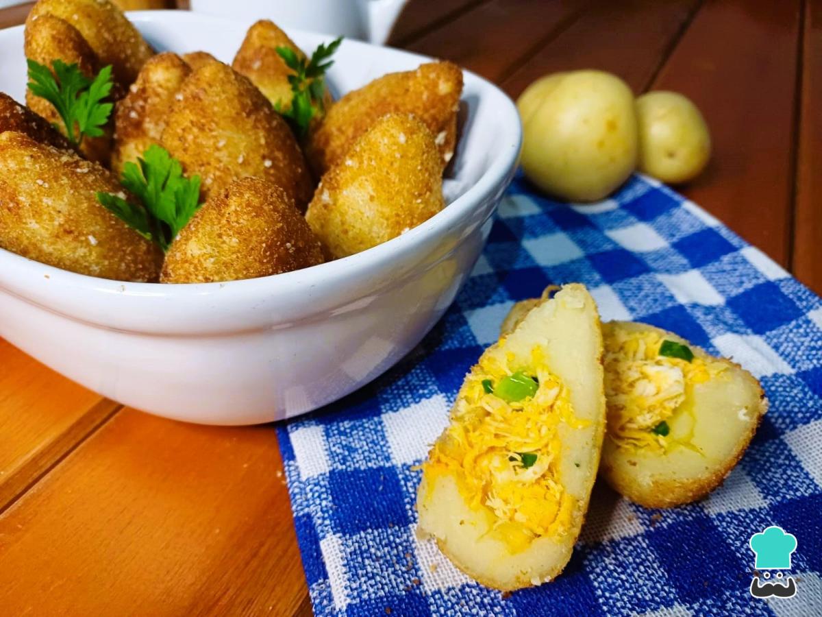 Receta de Croquetas de patata y pollo